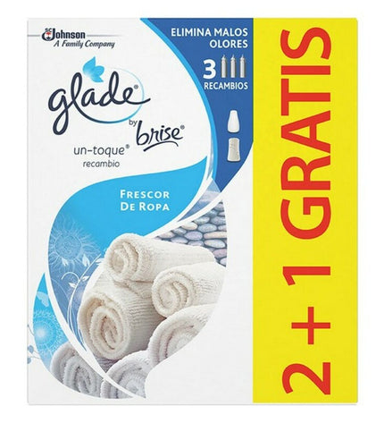 Brise Spring Brise air freshener refill pack with three units, designed for home and kitchen air freshening.