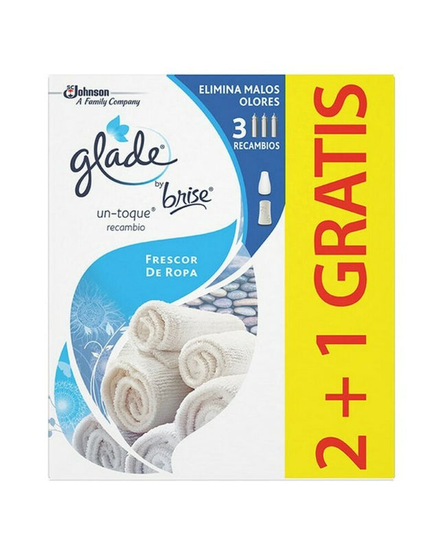 Brise Spring Brise air freshener refill pack with three units, designed for home and kitchen air freshening.