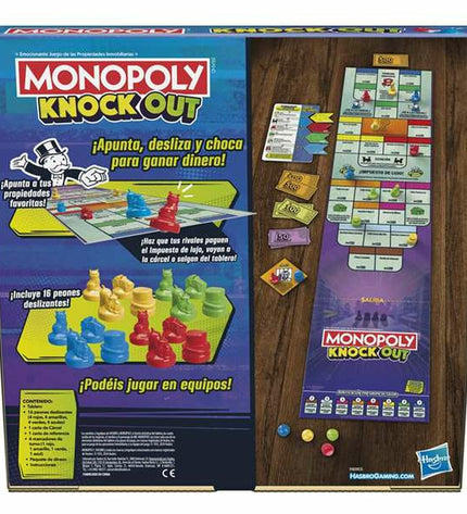 Hasbro educational toy game with colorful game pieces and instructions, designed for learning and fun.