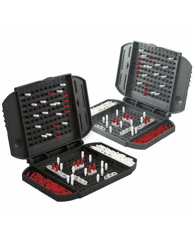 Zeeslag Spel by Hasbro, classic battleship game with colorful plastic ships and game grid for strategic play.