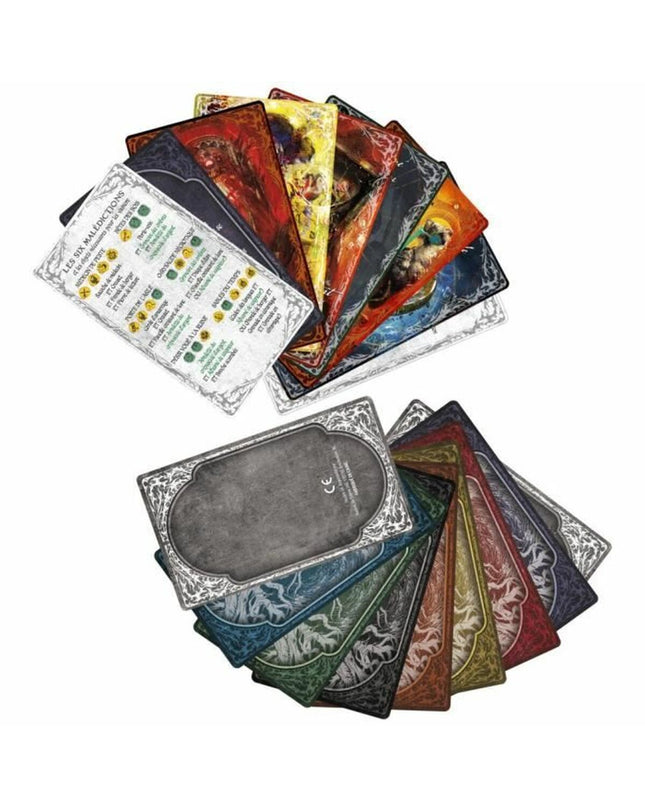 Hasbro Betrayal board game with game components and colorful artwork for family and party gaming sessions.