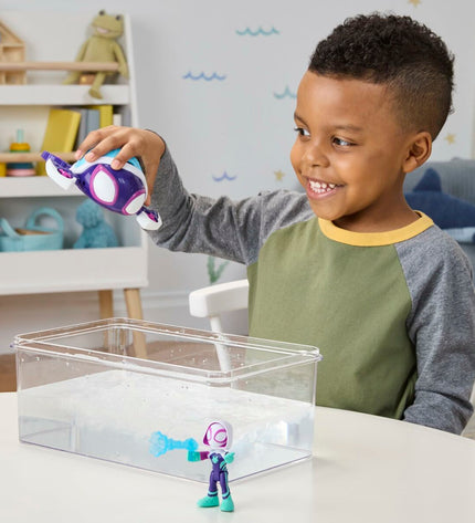 Colorful Hasbro action figures toy set with detailed character designs from popular play and game collection.