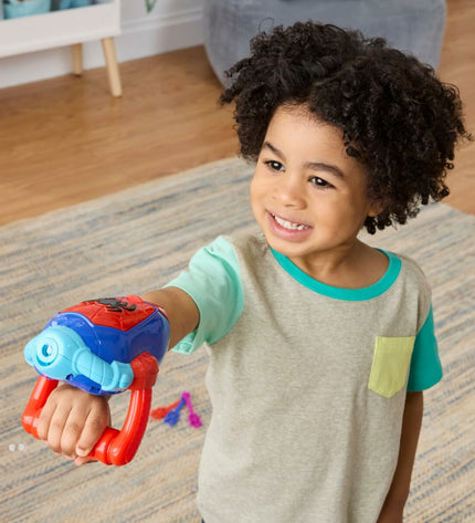 Hasbro Spider-Man action figure from the Spidey collection, detailed superhero toy for kids and collectors.