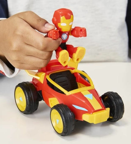 Colorful Hasbro action figure from the Speelgoed en games collection, featuring detailed design and poseable joints.