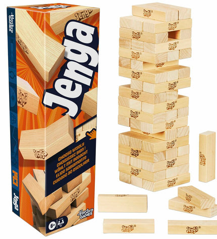 Hasbro board game with colorful game pieces and cards, perfect for family fun and game nights.