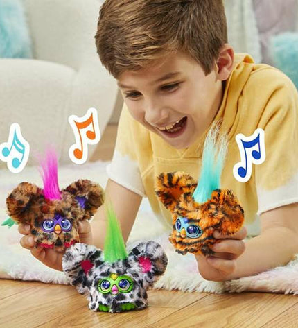 Soft Hasbro Furby Furblets plush toy, 12 cm, colorful musical stuffed animal designed for children, part of the speelgoed en games category.
