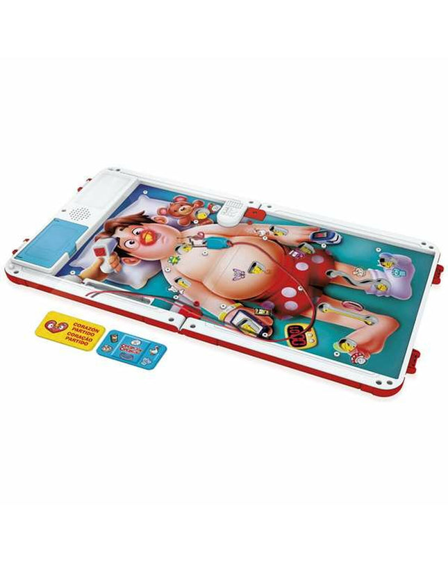 Hasbro board game with colorful game pieces and cards, designed for family fun and strategic play.