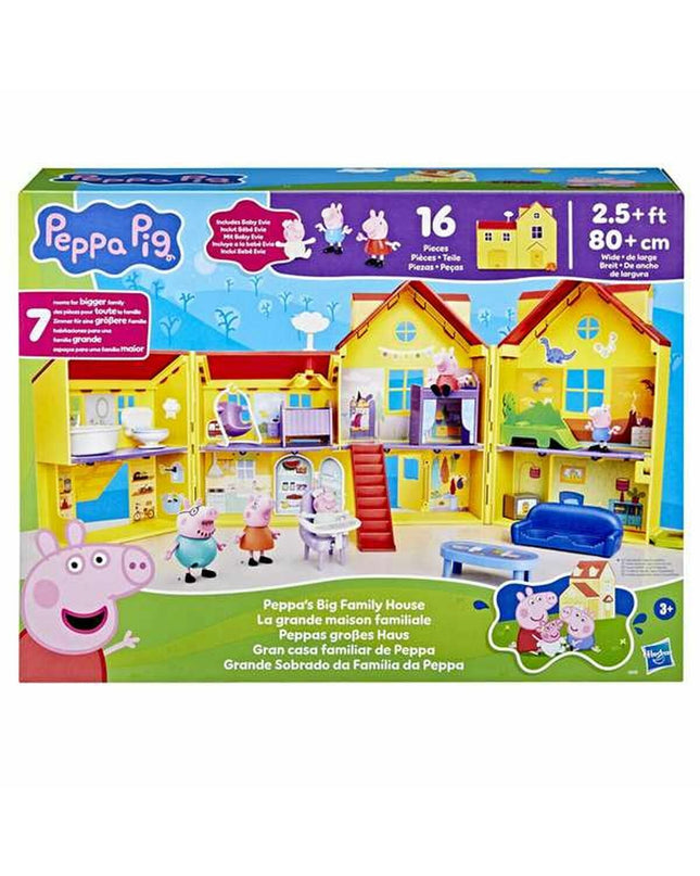 Peppa Pig playset with colorful figures and accessories, perfect for imaginative play with Peppa Pig toys and games.