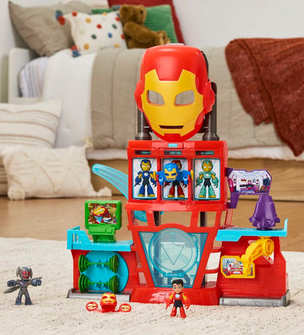 Hasbro Ironman action figure from the superhero toy line, detailed Marvel character with red and gold armor, toy and game collectible