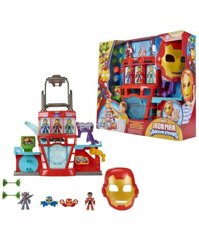 Hasbro Ironman action figure from the speelgoed en games poppen en actiefiguren collection, detailed superhero toy in red and gold armor