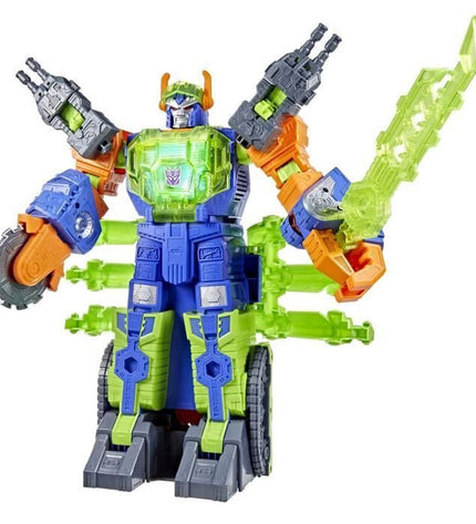 Hasbro action figure from popular toy line, detailed plastic figure with vibrant colors, posed on a plain background.