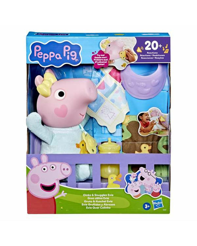 25 cm Peppa Pig figure from Peppa Pig toy collection, featuring a colorful plastic design and classic cartoon character appearance.