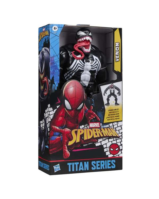 Venom 30 cm action figure from the Spider-Man universe, detailed toy figure for play and display.