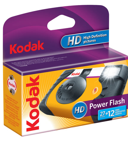 Kodak Power Flash digital camera toy for kids, featuring colorful design and playful electronic features, in a vibrant toy setting.