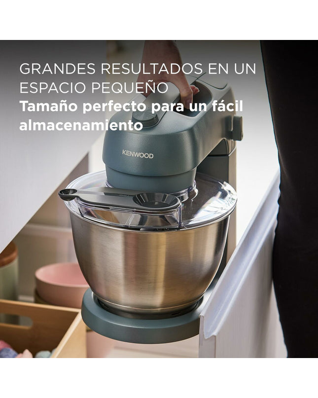 Kenwood KZM35000GY food processor in gray with 800W power and 4.3L capacity, compact kitchen appliance for chopping and mixing