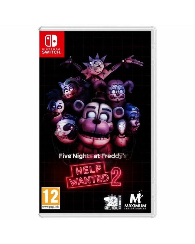 Just For Games Five Nights at Freddy's Help Wanted 2 Switch video game cartridge for electronic plug-and-play console.