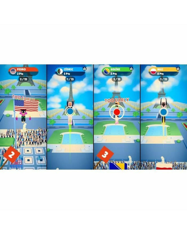 Just For Games Switch sports video game cart for 34 sports games, electronic plug-and-play console, world edition.