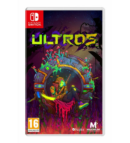 Just For Games Ultros Switch video game console with plug-and-play design, featuring a compact electronic gaming device.