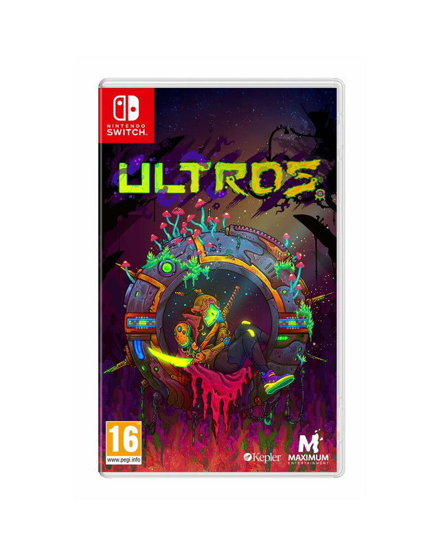Just For Games Ultros Switch video game console with plug-and-play design, featuring a compact electronic gaming device.