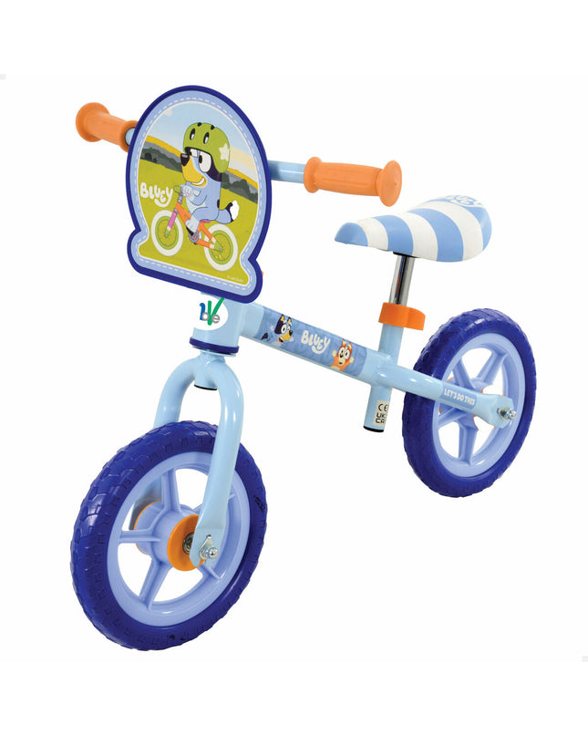 Bluey-themed toy and outdoor play equipment in multicolour, featuring a blue and pink design, measuring 70x50x41 cm.