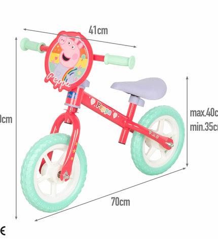 Colorful Peppa Pig play mat measuring 70x50x41 cm, featuring Peppa Pig characters, ideal for children's indoor and outdoor play.