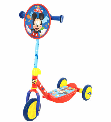 Blue Mickey Mouse rubber and plastic step for urban mobility, ideal for sports and outdoor activities.
