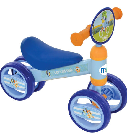 Bluey toy sports and outdoor play equipment, blue and white with dimensions 47x37x25 cm, designed for kids' active fun.