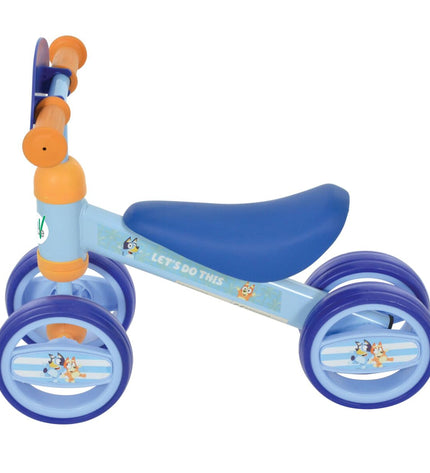 Bluey-themed toy playset in blue with dimensions 47x37x25 cm, suitable for outdoor and active play, by Bluey.