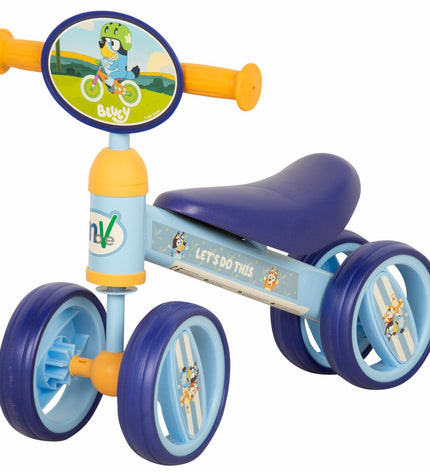 Bluey Loopauto toy in blue, measuring 47x37x25 cm, designed for play and outdoor fun, from the Bluey brand.