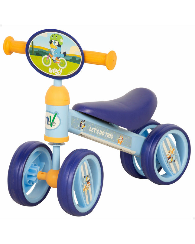 Bluey Loopauto toy in blue, measuring 47x37x25 cm, designed for play and outdoor fun, from the Bluey brand.