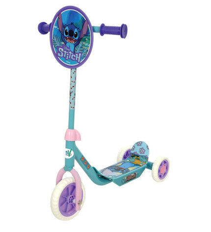 Stitch Step Stitch rubber and plastic blue wheel for urban mobility and outdoor sports equipment.