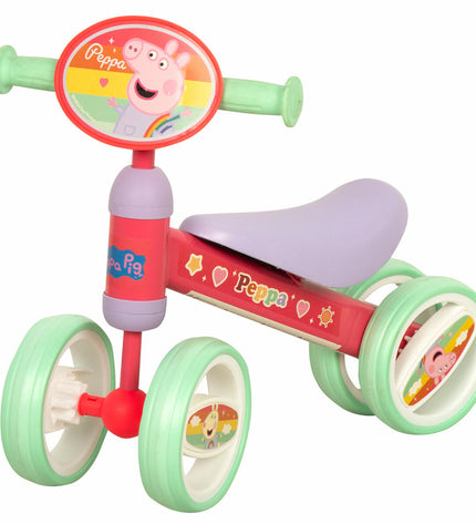 Peppa Pig toy in bright pink, measuring 47x37x25 cm, designed for children’s outdoor play and games.