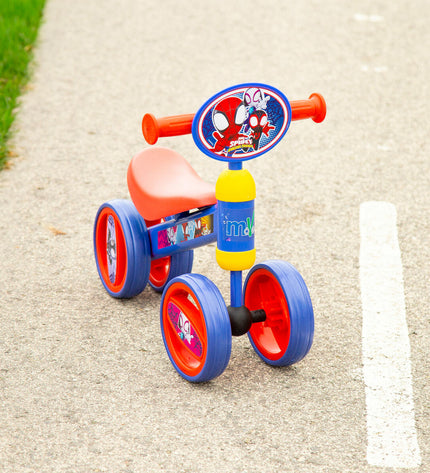 Colorful Spidey Loopauto toy from Spidey, measuring 47x37x25 cm, designed for outdoor play and active fun.