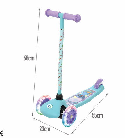 Stitch Scooter Stitch Rubber Metal and Plastic scooter part for urban mobility and outdoor sports, shown in close-up detail.
