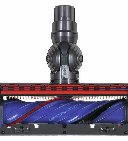 Dyson V12 Detect Slim steel stofzuiger with 150W motor, handheld vacuum for home cleaning, floor and window maintenance.