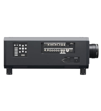 Panasonic PT-RZ12KEJ 12000 Lm full HD projector with lens and control panel, ideal for home theater and professional presentations