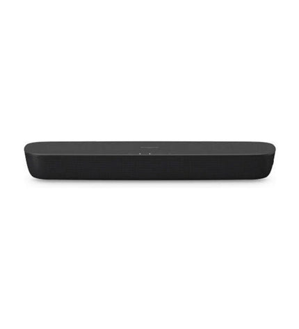 Panasonic SC-HTB200EGK Bluetooth soundbar in black with 80W power, sleek electronic audio and hi-fi equipment on a white background.