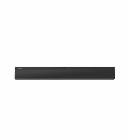Panasonic HTB490EGK soundbar with 240W power, sleek black design, and audio controls, designed for home entertainment systems.