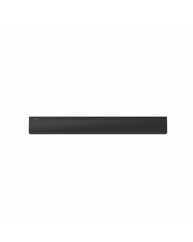 Panasonic HTB490EGK soundbar with 240W power, sleek black design, and audio controls, designed for home entertainment systems.