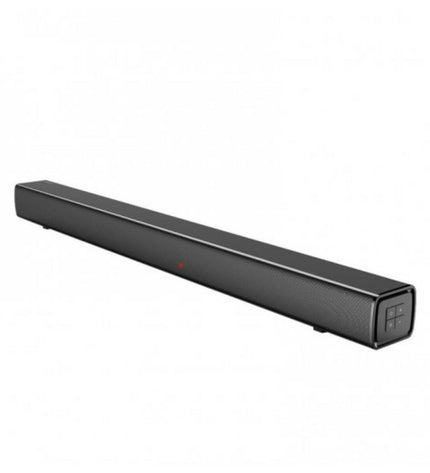 Panasonic HTB100 45W black soundbar with sleek design, compact electronic audio device for enhanced home entertainment.