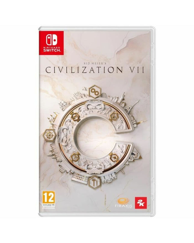 Sid Meier's Civilization VII Nintendo Switch game cartridge by 2K GAMES for electronic plug & play consoles.