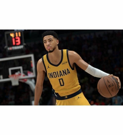 Nintendo Switch NBA 2K26 video game by 2K GAMES for electronic plug & play game consoles, showing the game case and cover art.