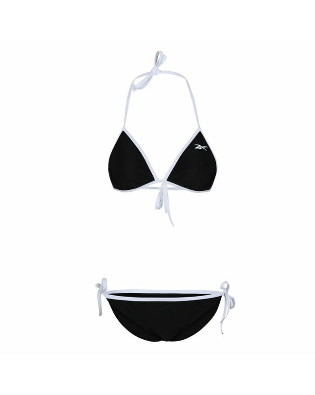 Reebok Allegra black bikini top for sport and watersport, featuring a sleek design and supportive fit.
