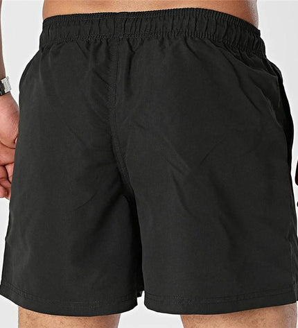 Reebok Yale men's black swim trunks for watersport and outdoor activities, featuring a sporty design.