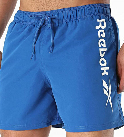 Reebok Yestin blue men's swim shorts for sport and outdoor watersports, casual fit with adjustable waistband and quick-dry fabric.