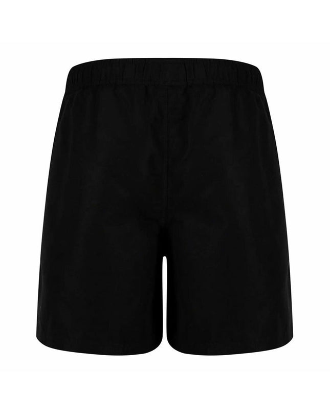 Reebok women's black swimsuit for sport and watersport activities, featuring a sleek design and comfortable fit.