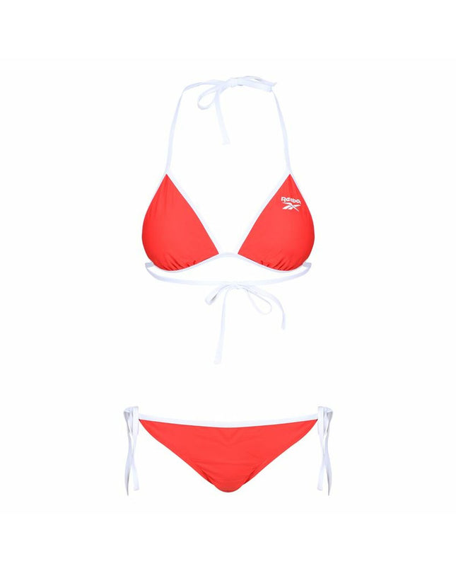 Reebok Allegra bikini in vibrant red, designed for sport and outdoor watersports, featuring a sleek, supportive bikini top.