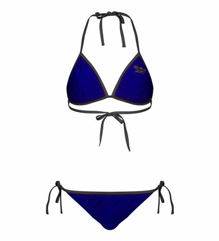 Reebok Allegra blue bikini top for sport and watersport, with supportive design and vibrant blue color.