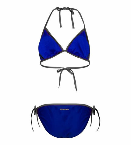 Reebok Allegra blue bikini top for sport and watersport, featuring supportive design and vibrant blue color.