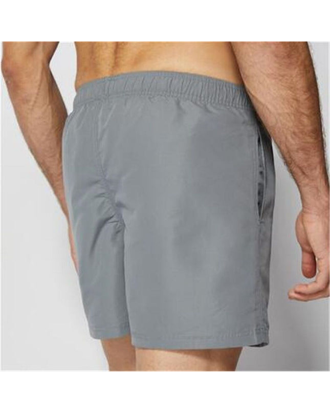 Reebok Yale Essential men's grey swim shorts for water sports and outdoor activities, featuring a comfortable fit and sporty design.